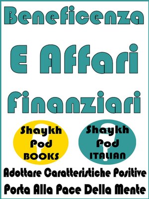 cover image of Beneficenza E Affari Finanziari
